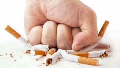 Nicotine refusal as a way of restoring power after 50