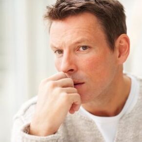 Discharge in men when excited what is