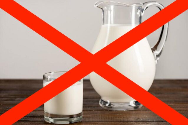 A prohibition of milk